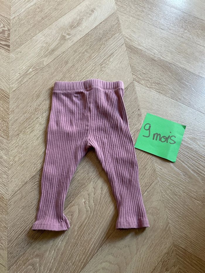 Legging rose poudré Kiabi 9 mois - photo numéro 2
