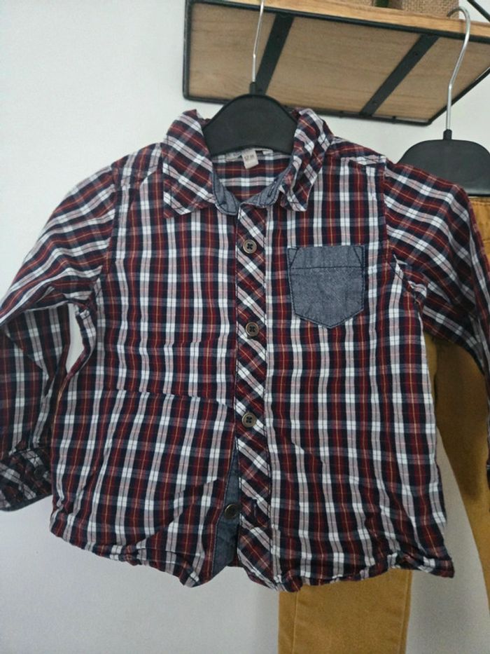 Ensemble chemise et jean / Z et Orchestra 12 mois 👦 - photo numéro 2