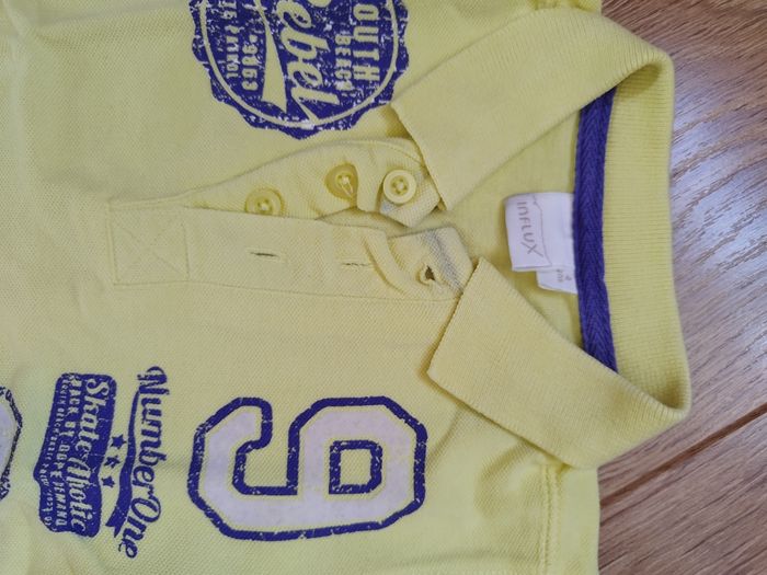 Polo manches courtes jaune Influx - 4 ans - photo numéro 2