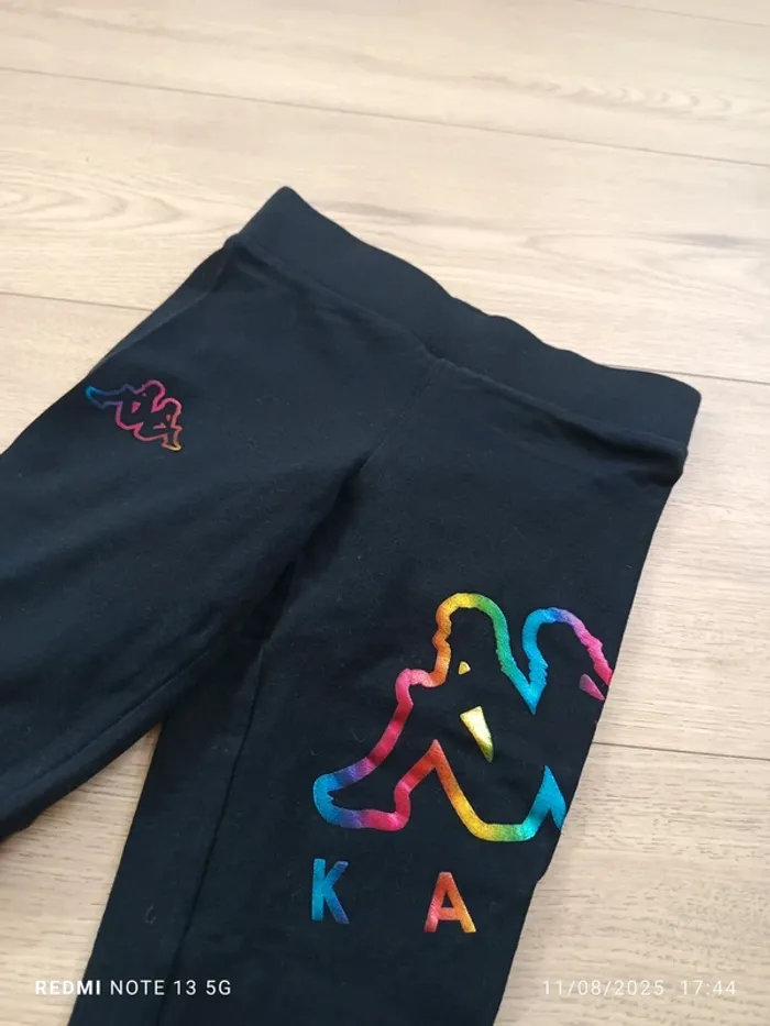 Magnifique legging Kappa noir 9 taille 6 ans - photo numéro 2