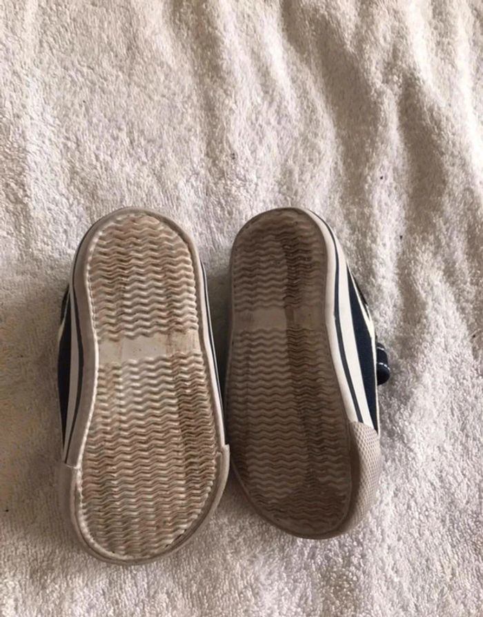 Basket toile à scratch 🌟 Taille 22 🌟 LH by la Halle - photo numéro 7