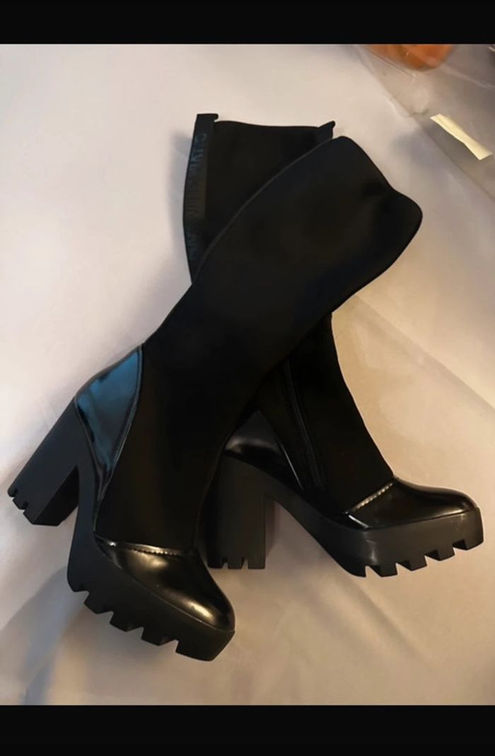 Bottes Genoux Calvin Klein Neuves Taille 38 - photo numéro 5