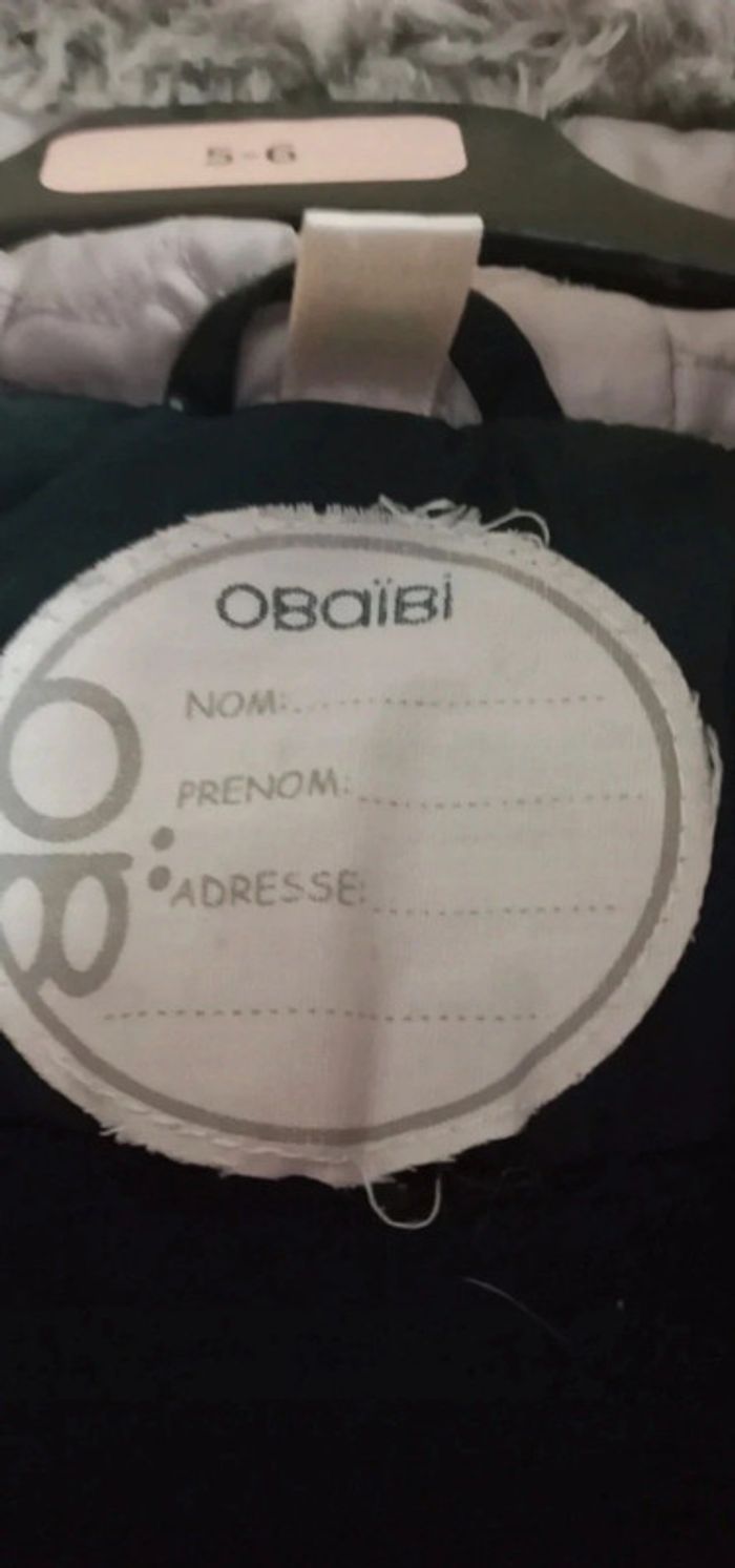 Doudoune Obaïbi taille 12 mois - photo numéro 3