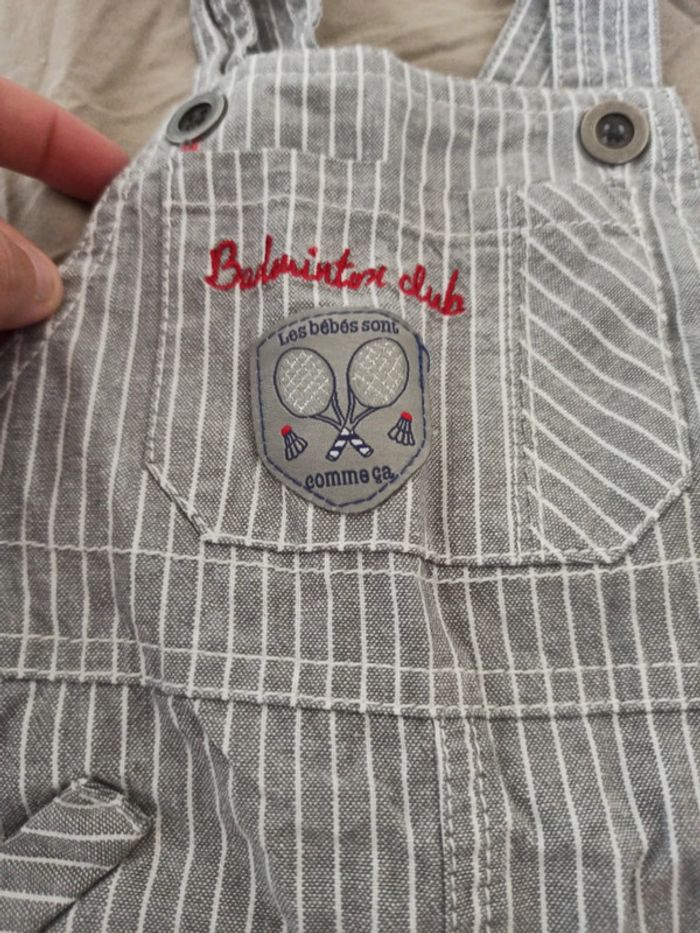 Salopette short 6 mois - photo numéro 2