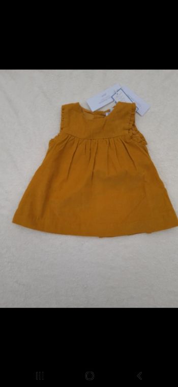 robe jaune moutarde jacadi