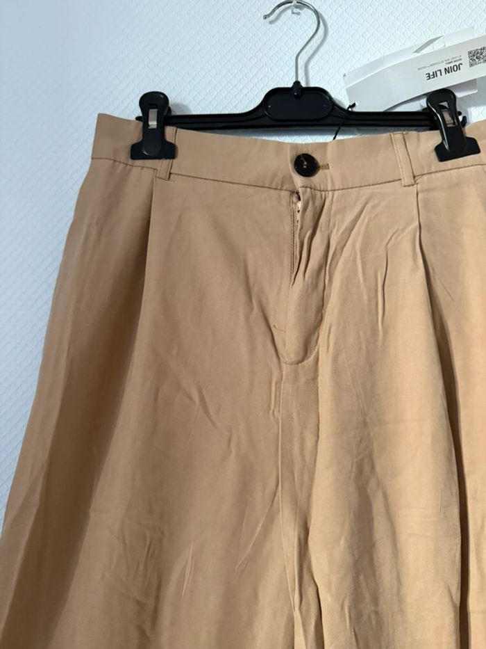 Pantalon droit Zara taille M beige neuf avec étiquette - photo numéro 2
