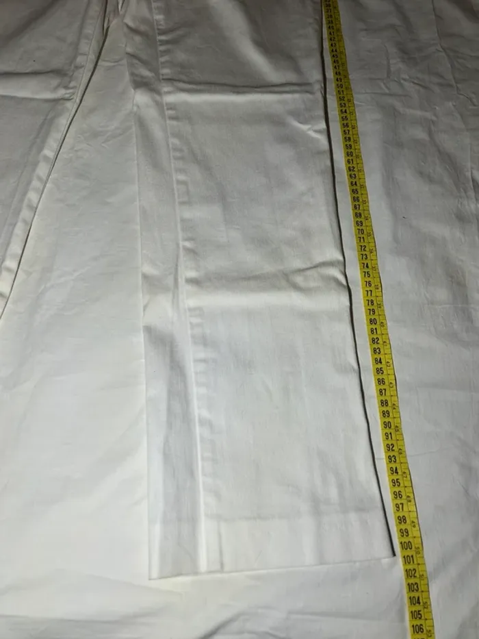 Jean blanc lebek - photo numéro 3