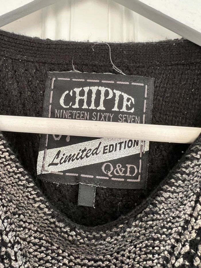 Pull chipie bronze et noir M - photo numéro 2
