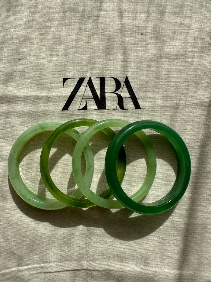 Lot de 4 bracelet résine Zara - photo numéro 2