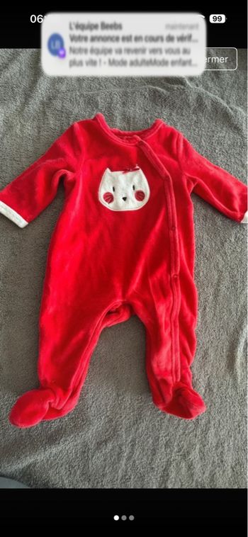 Pyjamas ouverture devant 