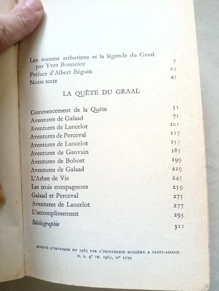 La Quête du Graal - Edition collector de 1965 - photo numéro 9