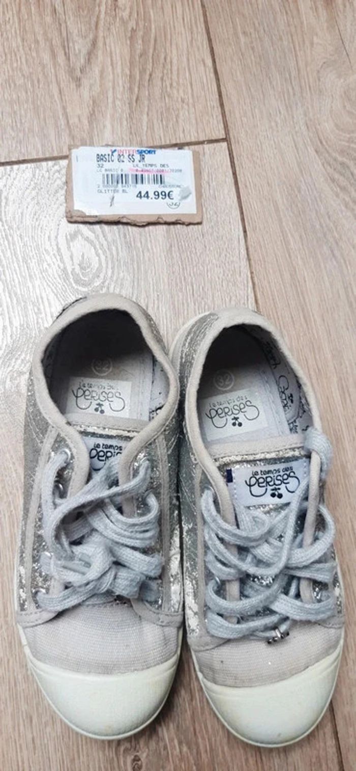 Baskets basses / tennis "le temps des cerises" pointure 32 - photo numéro 6