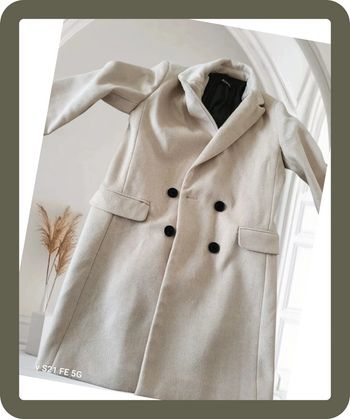 Manteau mi-long cache cache