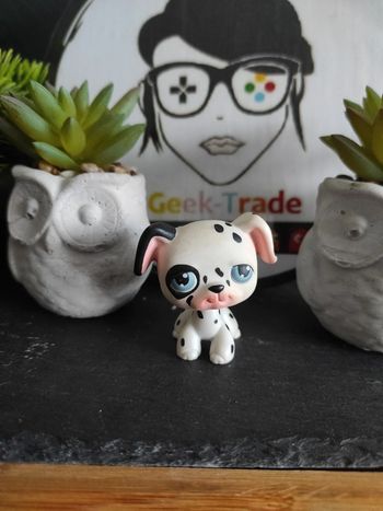 My Littlest Petshop LPS chien dalmatien dalmatian 44 dog #geektradelpschien