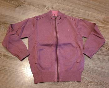 Gilet violet foncé Okaidi 4 ans