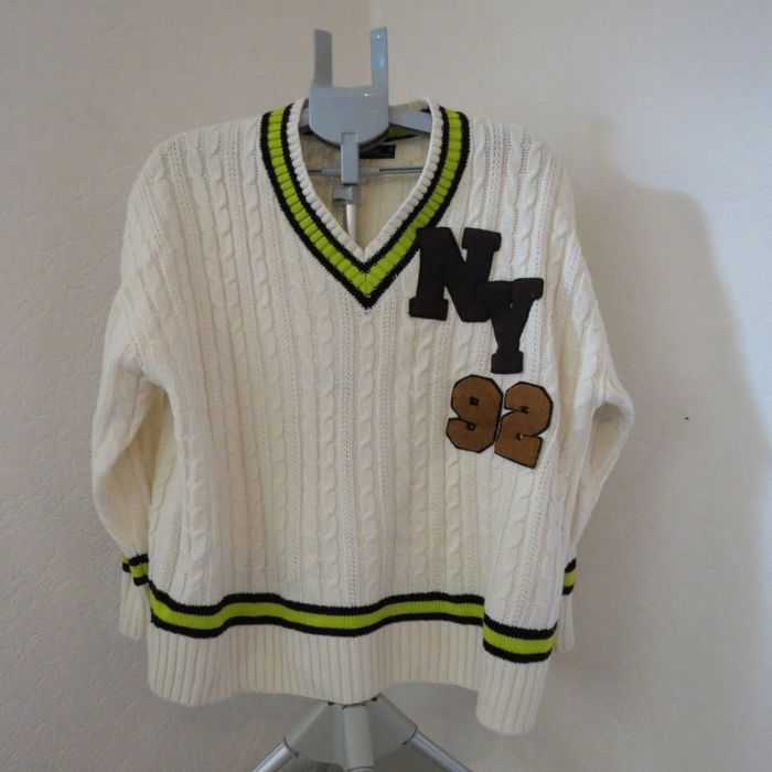 Pull oversize col V style varsity FB Sister 🤩 S / 36 / 8·Très bon état