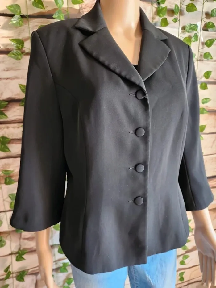 🌸Blazer noir Jacqueline Riu Taille 44 🌸 - photo numéro 3