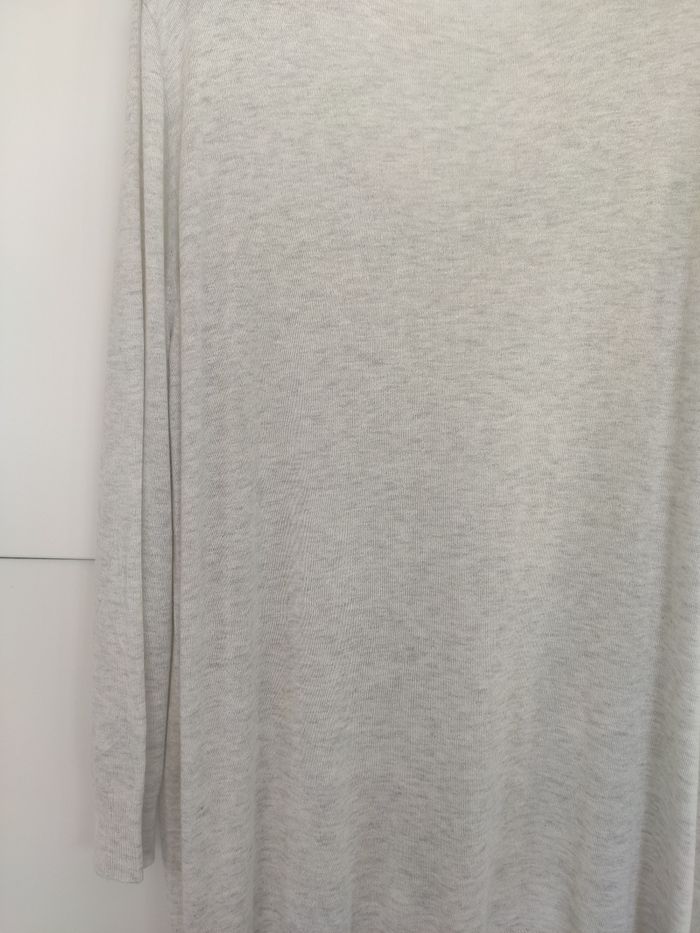 Zara sweat pull long gris neuf L - photo numéro 2