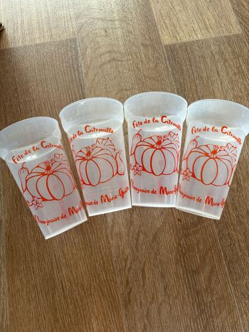 gobelet fête de la citrouille