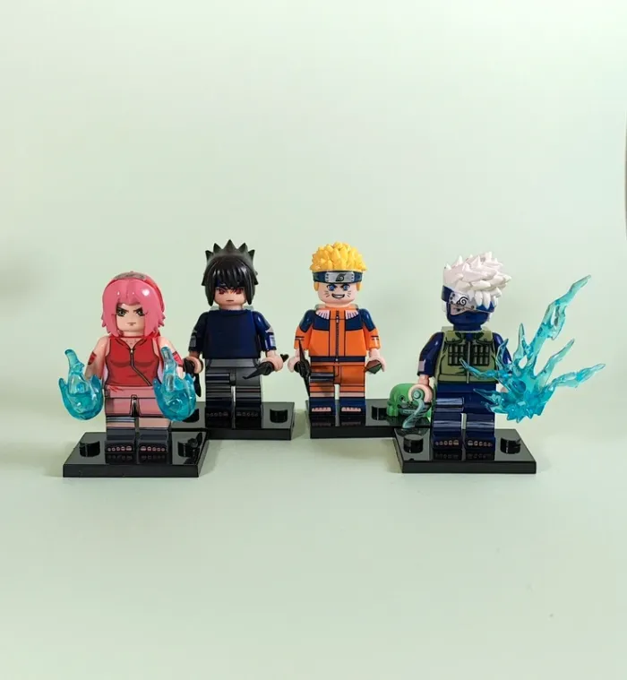 Naruto 1ere génération - lot de 12 mini figurines au format Lego - photo numéro 3