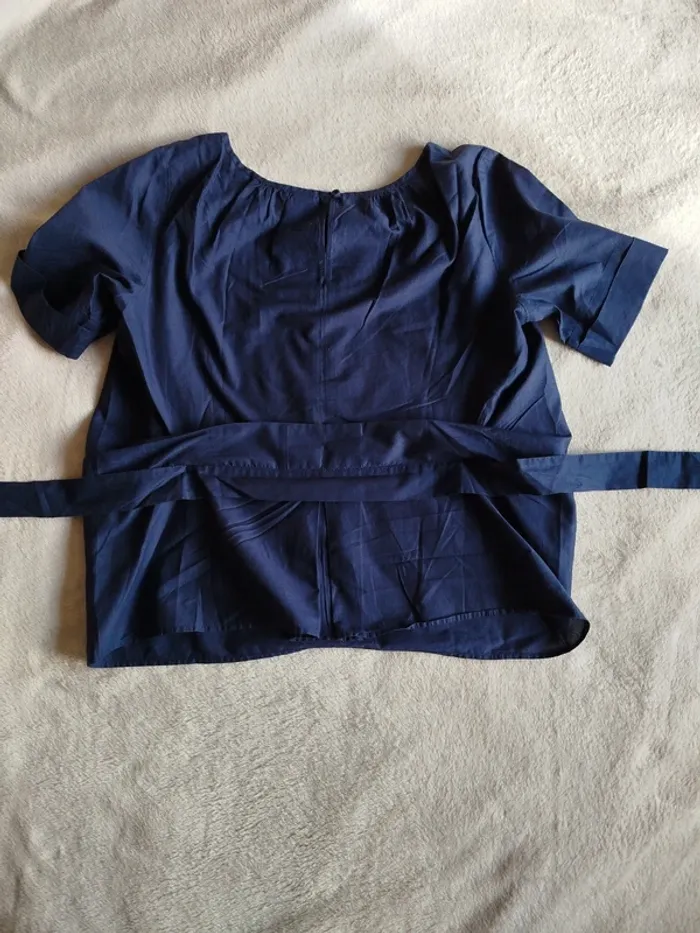 Chemisier Gap taille 40 bleu marine - photo numéro 9