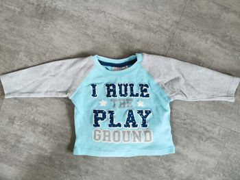 T-shirt à manches longues bébé garçon 3/6 mois