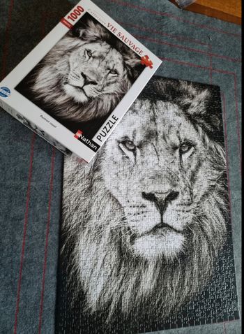 Puzzle Lion portrait royal 1000piece