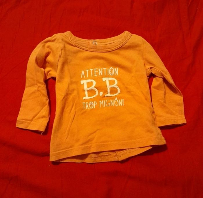 Lot de 3 tee-shirt taille 3 mois - photo numéro 3