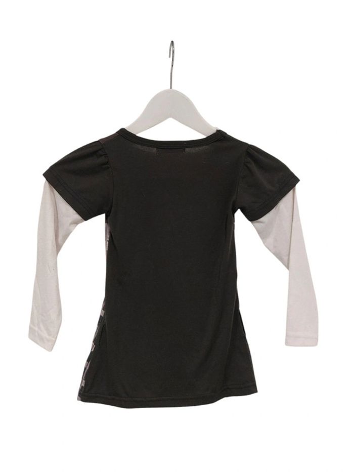 T-shirt tunique manches longues fille 4 ans - photo numéro 2