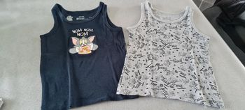 Lot de 3 maillots de corps débardeur tom et jerry 98/104