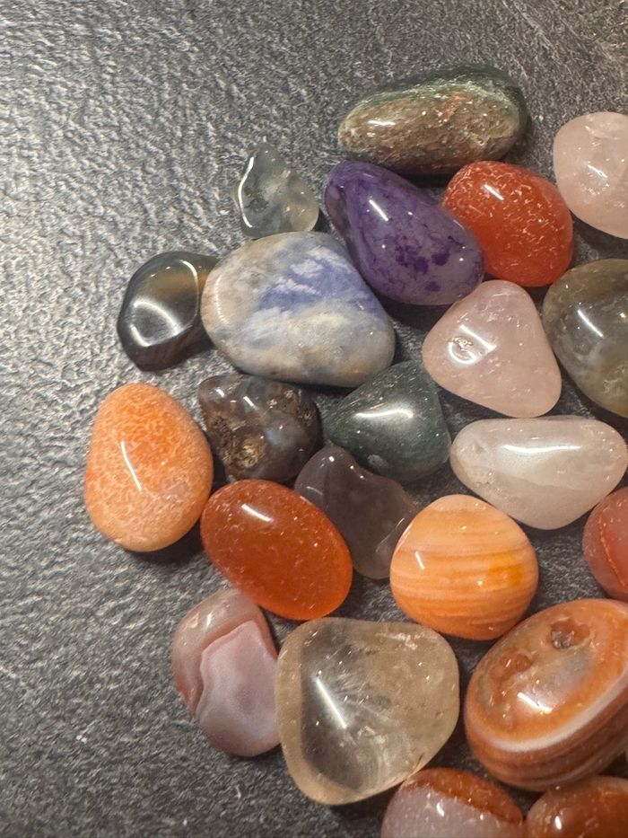 Lot de 200 g de pierres naturelles polies – Minéraux variés - photo numéro 8