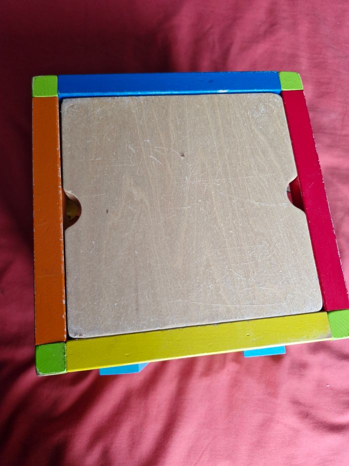 Cube d'activité et d'éveil en bois - photo numéro 7