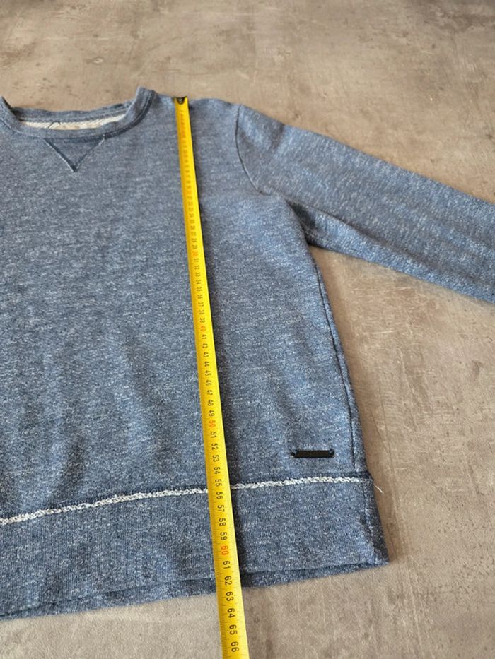 Sweat pull coton Calvin Klein gris chiné taille M - photo numéro 9