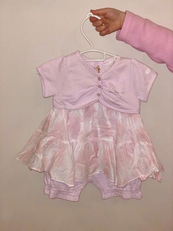 Barboteuse rose berlingot