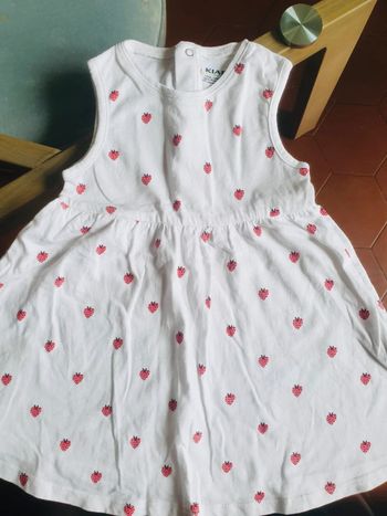 Robe sans manches 12 mois