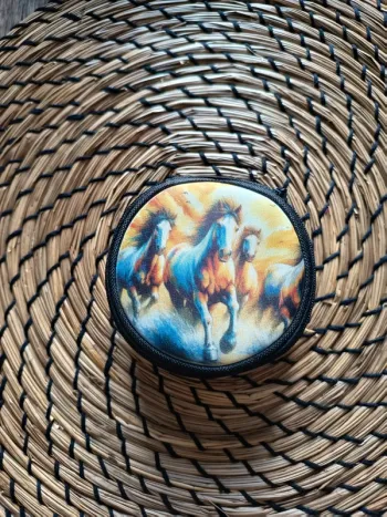 Mini portefeuille chevaux