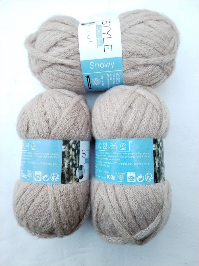 Laine Lot de 3 pelotes de Laine