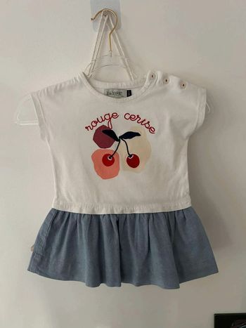 Robe  Jean  Bourget  en parfait état taille 18  mois