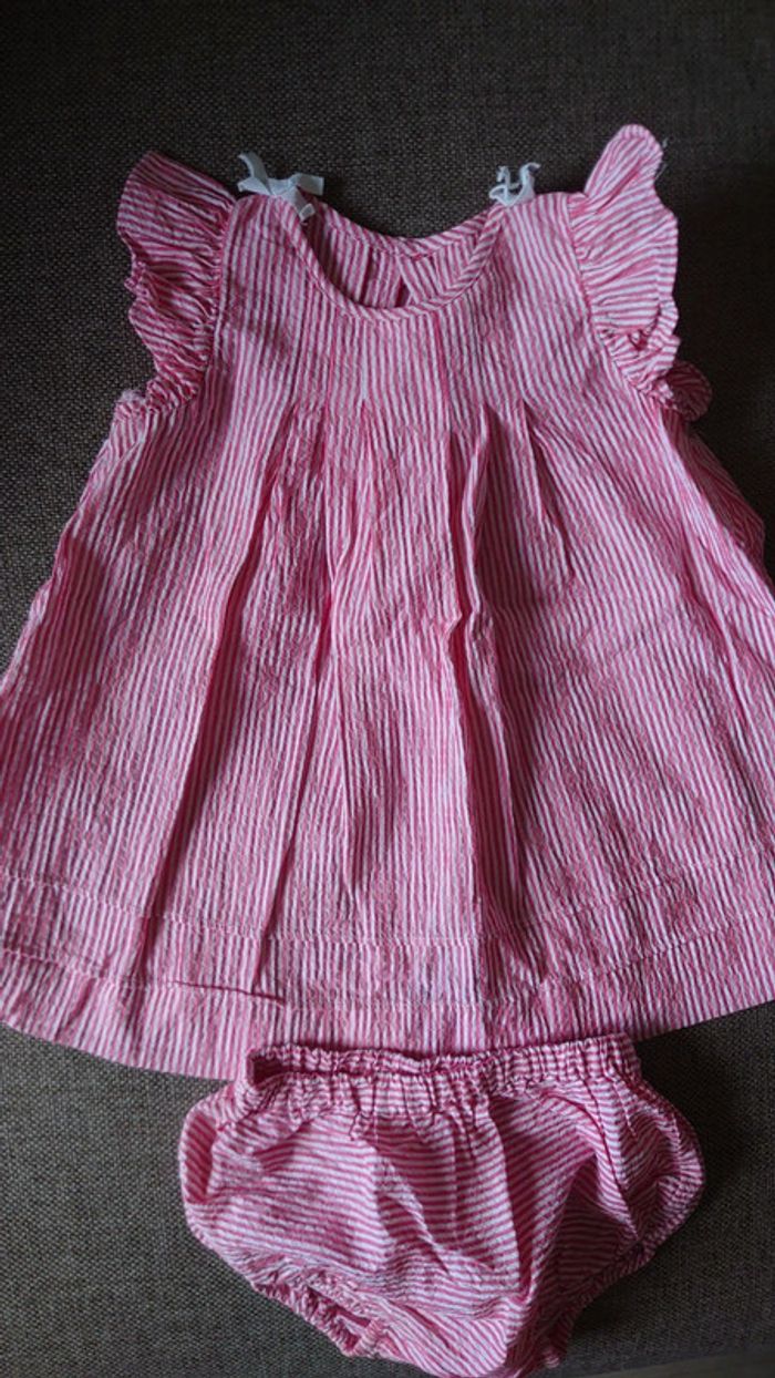 Ensemble robe et cache couche Jacadi