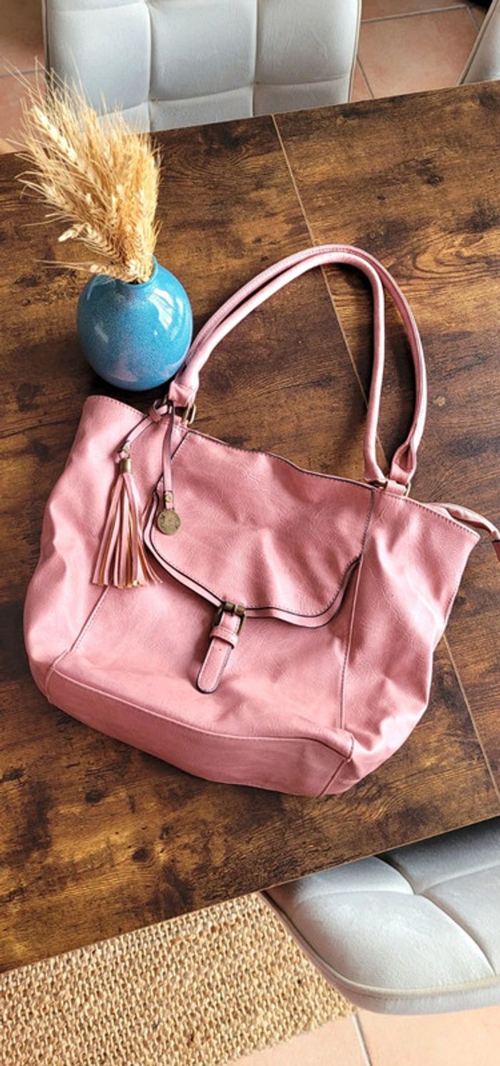 Joli sac à main vieux rose K'Rlot - photo numéro 2