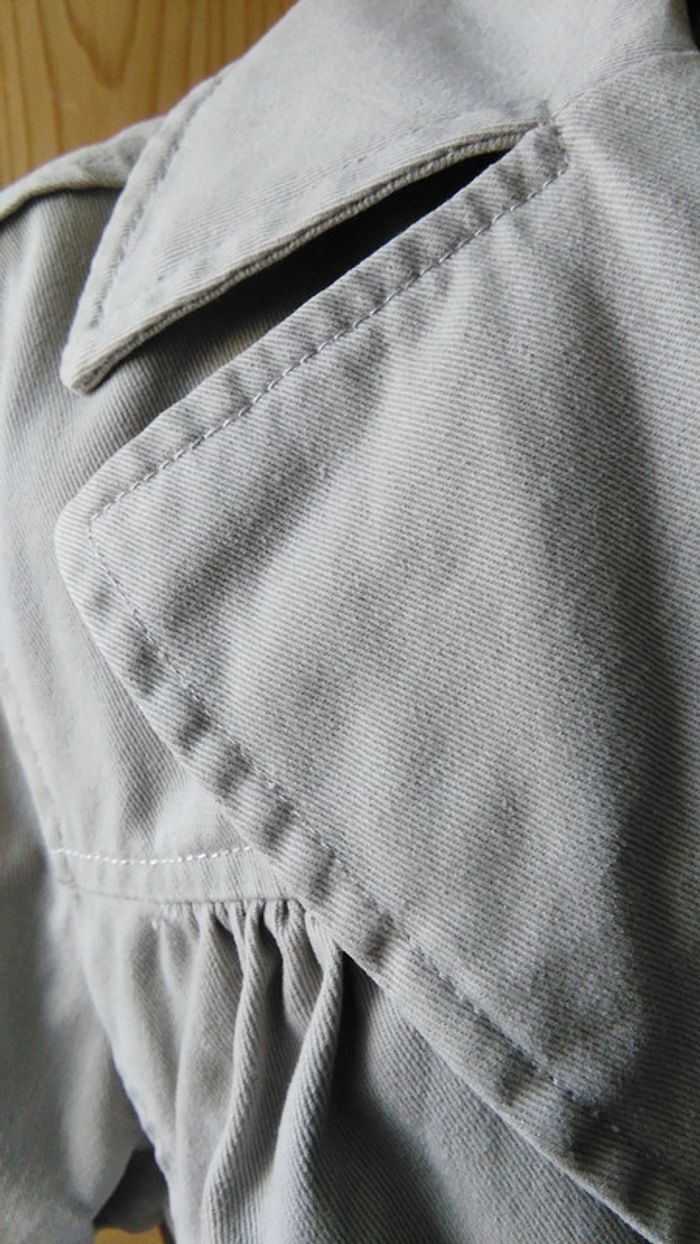 Veste jean gris manche 3/4 Jennyfer - photo numéro 6