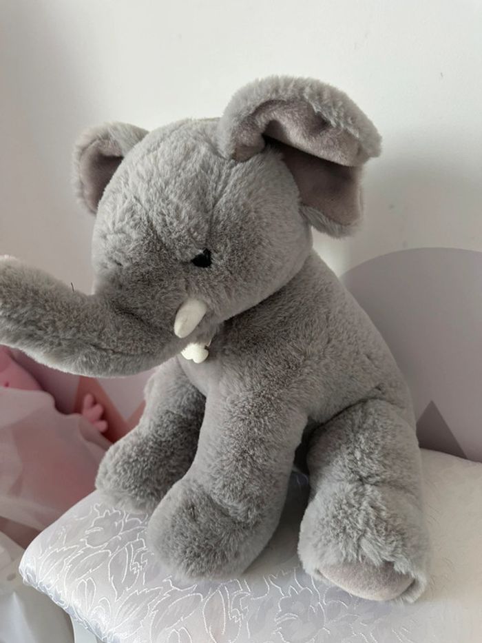 Peluche éléphant 32 cm - photo numéro 2
