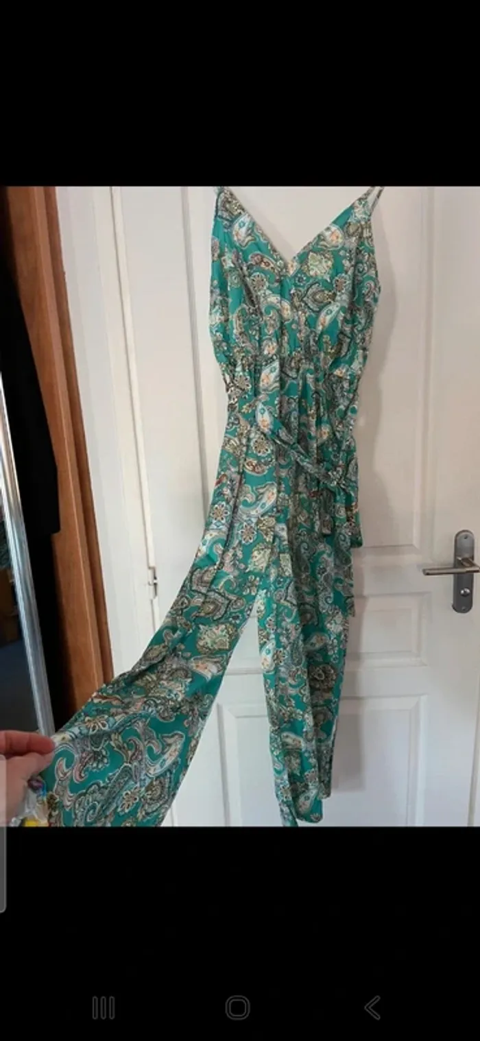 Combinaison verte cashmere 40 Cupshe