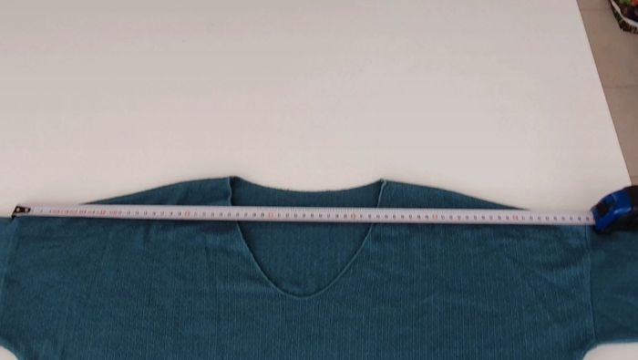 Pull bleu canard en taille unique - photo numéro 6