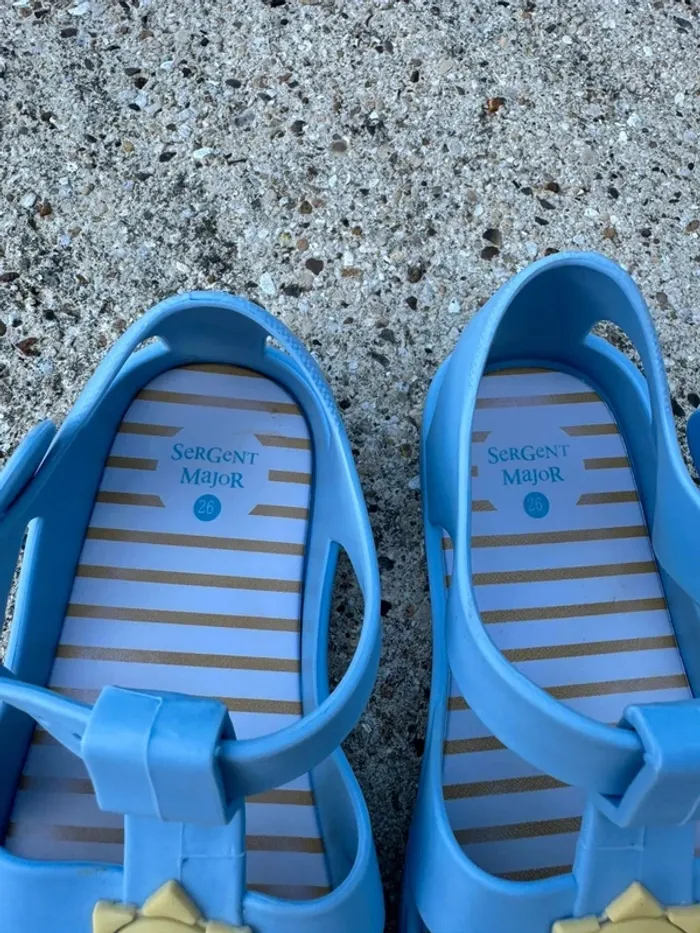 Sandales plastique || Sergent Major || bleu taille 26 - photo numéro 7