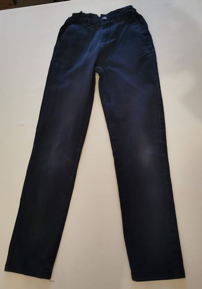 Pantalon Chino Enfant Bleu Marine - photo numéro 2