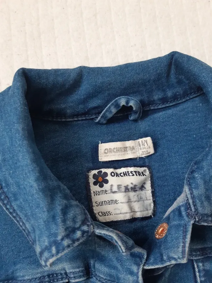 Veste en jean Orchestra 6 ans - photo numéro 4