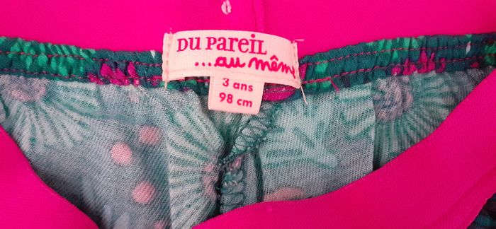 Pantalon léger fille 3-4 ans / Du pareil..au même - photo numéro 2