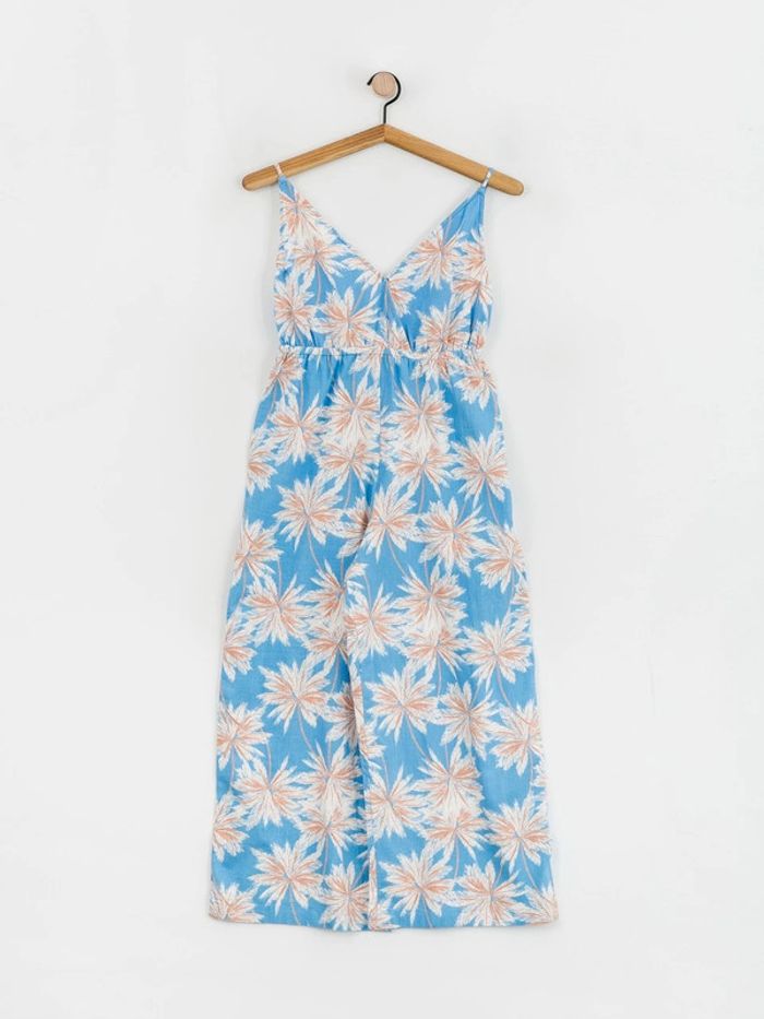 Combinaison d’été fluide bleu motifs palmiers taille XS - Roxy - photo numéro 2