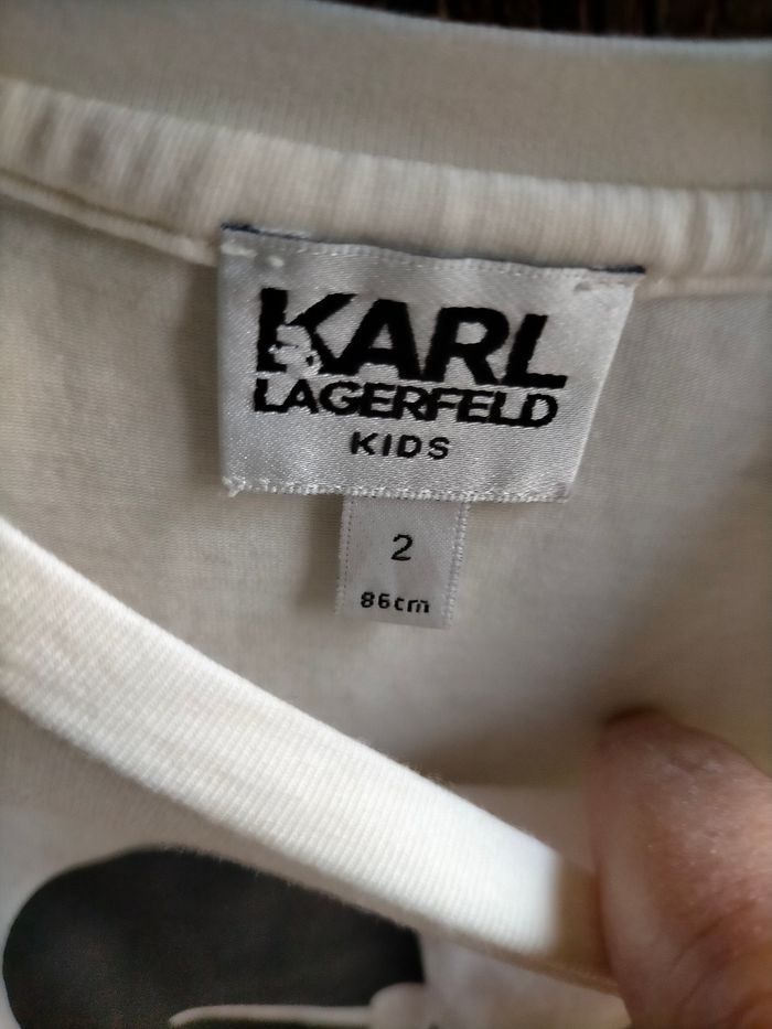 Ravissant tee shirt Karl Lagerfeld 2 ans - photo numéro 3